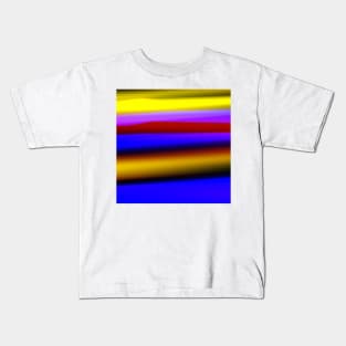 RED BLUE YELLOW ABSTRACT TEXTURE ART Kids T-Shirt